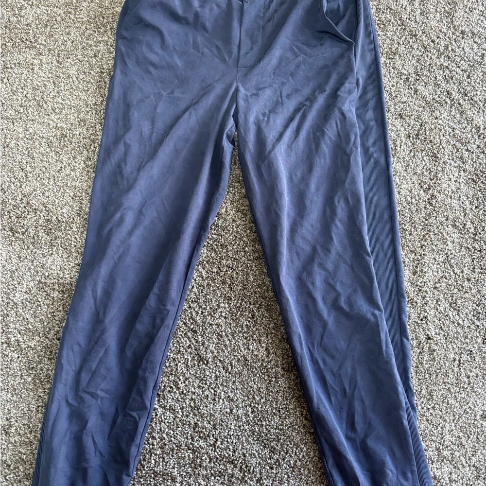 Athleta blue leopard jogger size 0